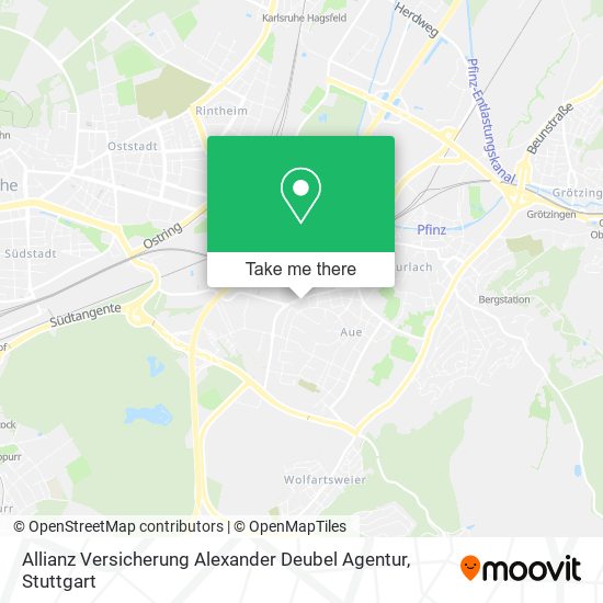 Allianz Versicherung Alexander Deubel Agentur map