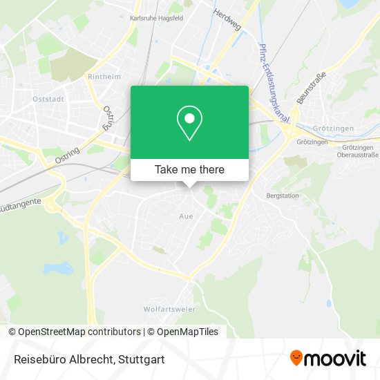 Reisebüro Albrecht map