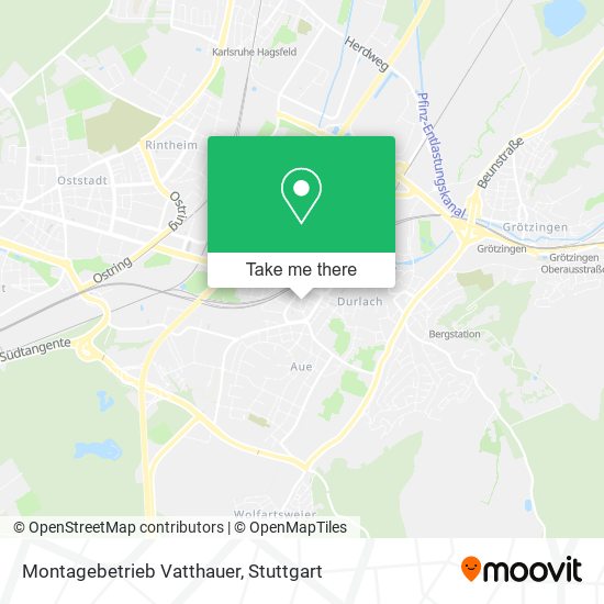 Карта Montagebetrieb Vatthauer