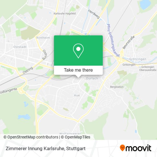 Карта Zimmerer Innung Karlsruhe