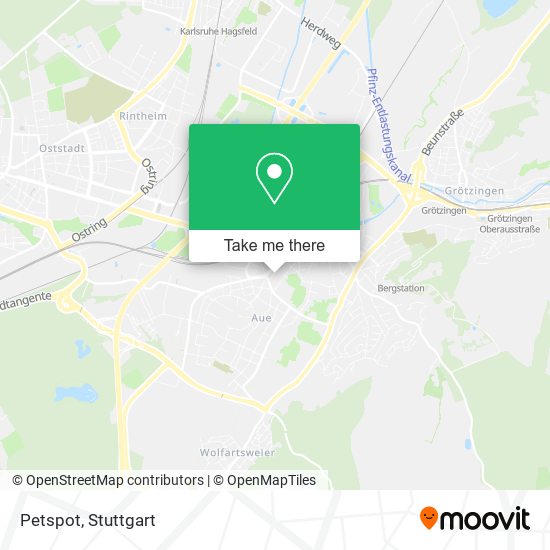 Карта Petspot