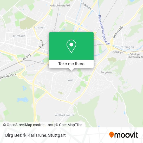 Карта Dlrg Bezirk Karlsruhe