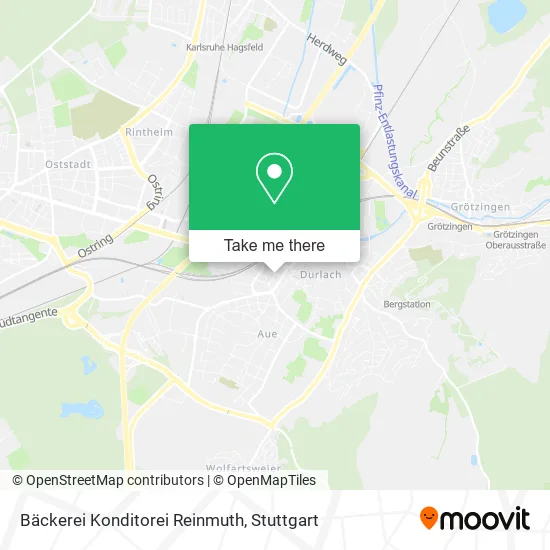 Карта Bäckerei Konditorei Reinmuth