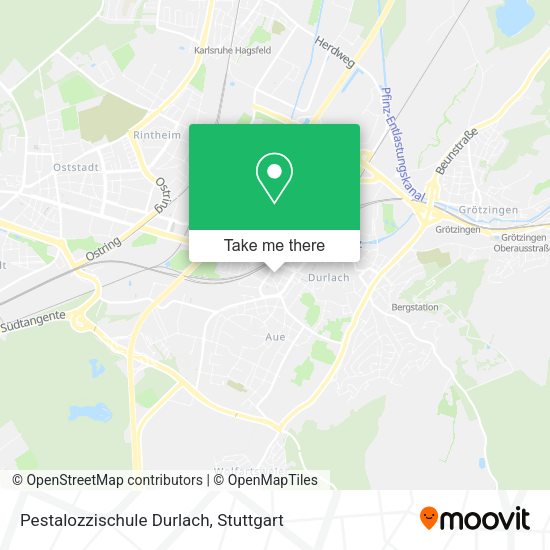 Pestalozzischule Durlach map