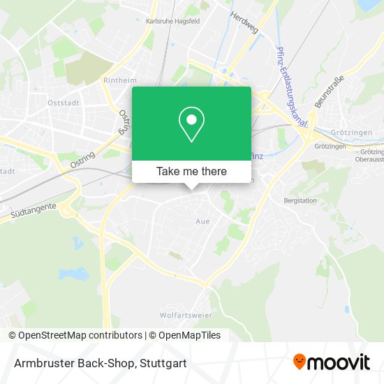 Armbruster Back-Shop map