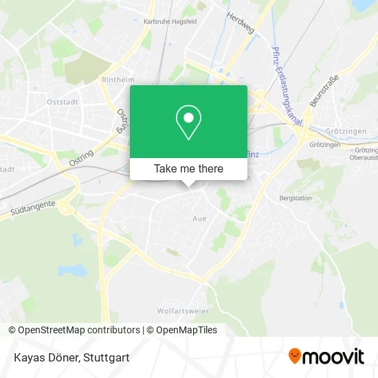 Карта Kayas Döner
