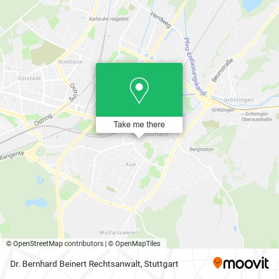 Dr. Bernhard Beinert Rechtsanwalt map