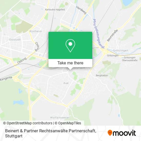 Карта Beinert & Partner Rechtsanwälte Partnerschaft