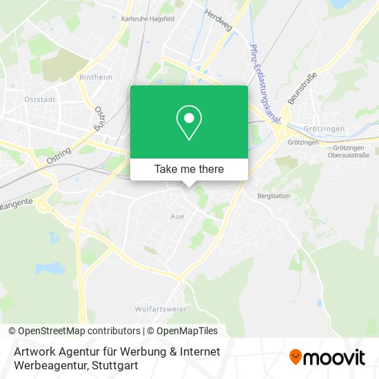 Artwork Agentur für Werbung & Internet Werbeagentur map