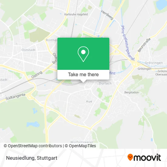 Карта Neusiedlung