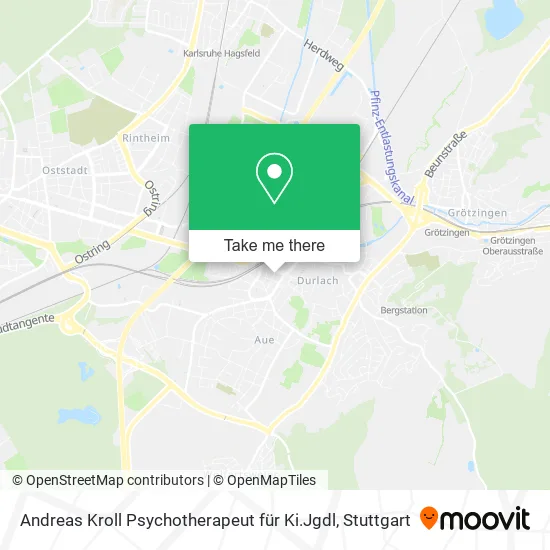 Карта Andreas Kroll Psychotherapeut für Ki.Jgdl