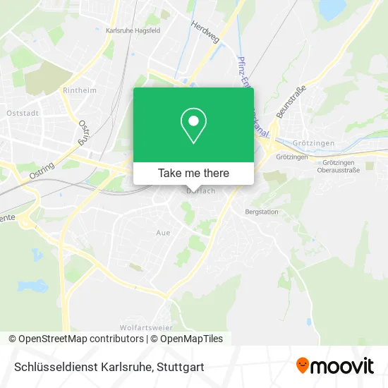 Карта Schlüsseldienst Karlsruhe