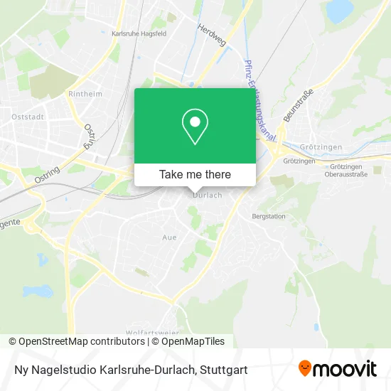 Карта Ny Nagelstudio Karlsruhe-Durlach