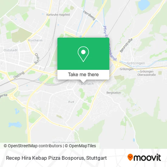 Карта Recep Hira Kebap Pizza Bosporus