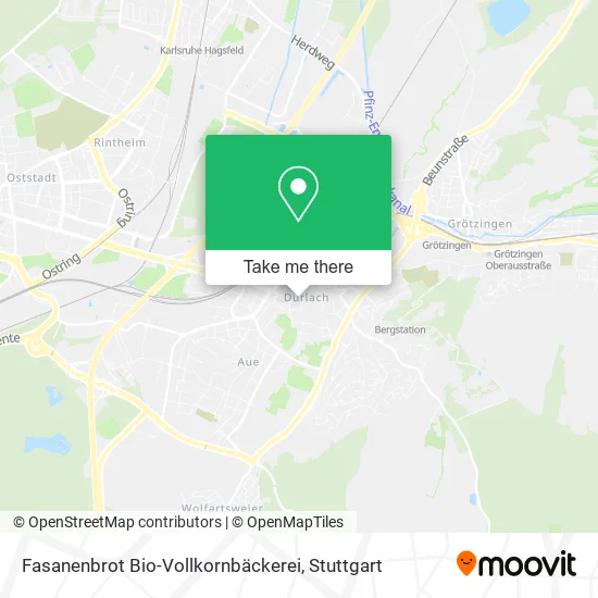 Карта Fasanenbrot Bio-Vollkornbäckerei