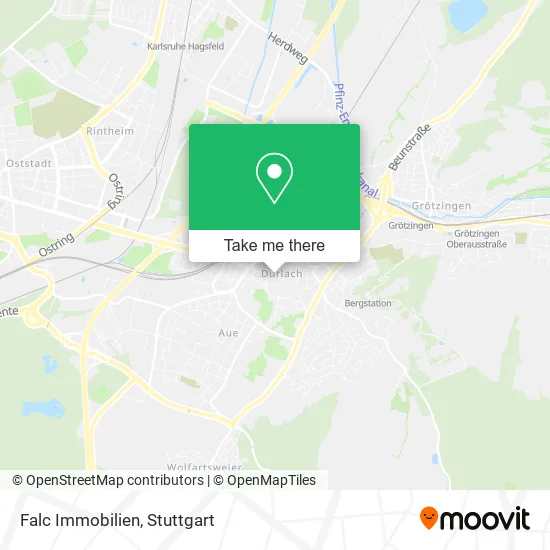 Карта Falc Immobilien