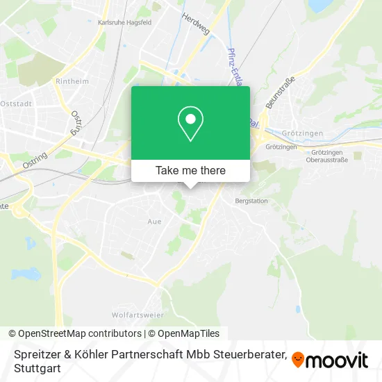 Карта Spreitzer & Köhler Partnerschaft Mbb Steuerberater