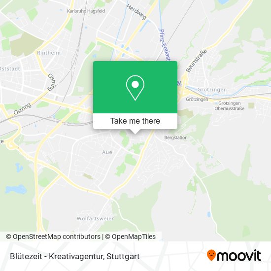 Blütezeit - Kreativagentur map