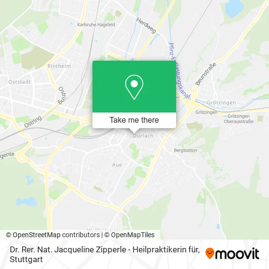 Карта Dr. Rer. Nat. Jacqueline Zipperle - Heilpraktikerin für