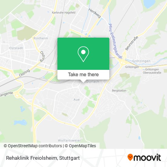Rehaklinik Freiolsheim map