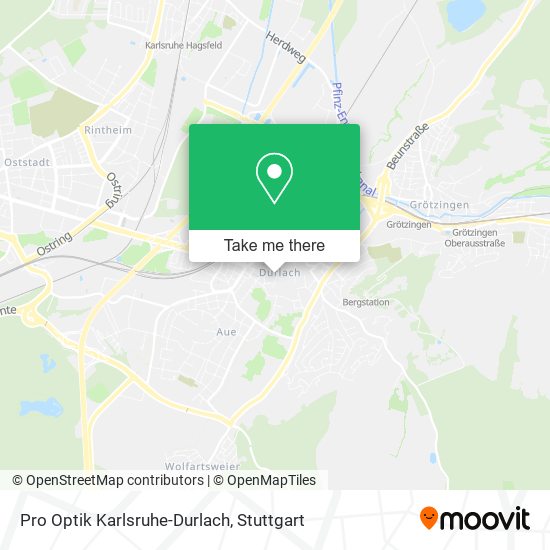 Pro Optik Karlsruhe-Durlach map