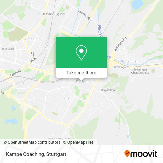 Kampe Coaching map