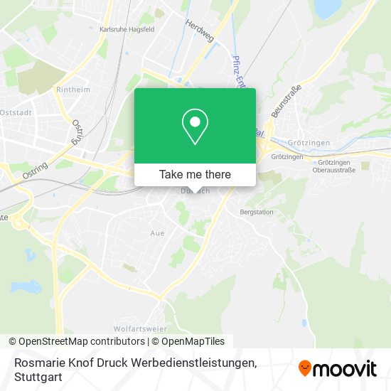 Rosmarie Knof Druck Werbedienstleistungen map