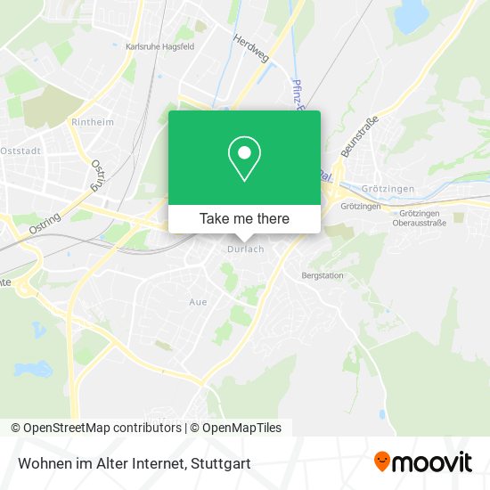 Карта Wohnen im Alter Internet