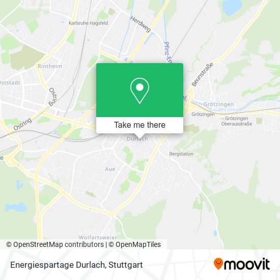 Карта Energiespartage Durlach