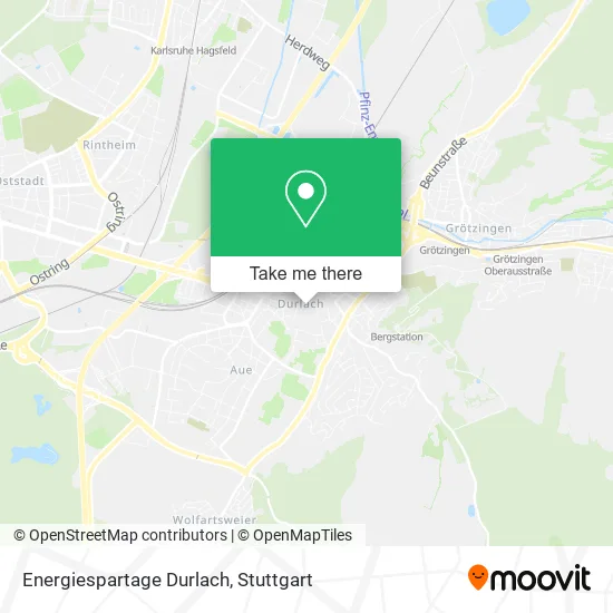 Карта Energiespartage Durlach