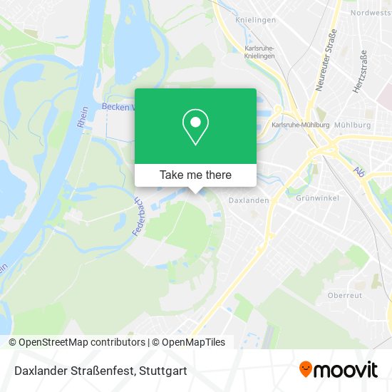 Daxlander Straßenfest map