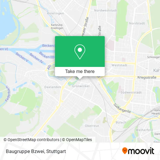 Карта Baugruppe Bzwei