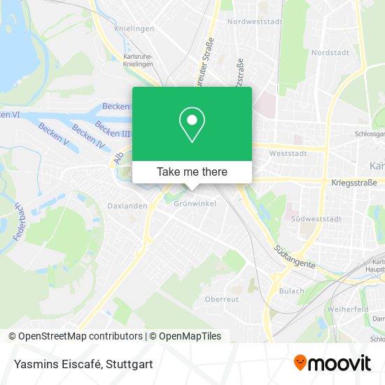 Карта Yasmins Eiscafé