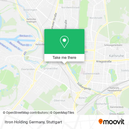 Карта Itron Holding Germany