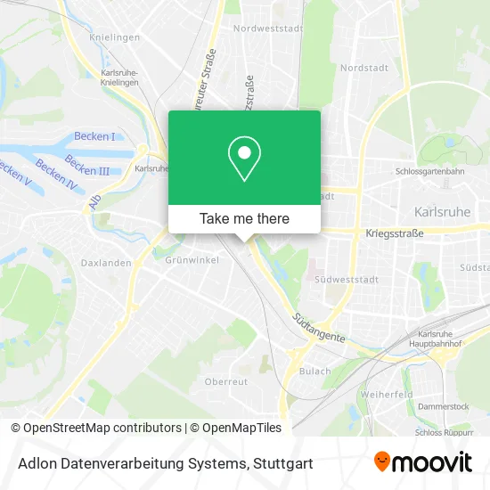 Карта Adlon Datenverarbeitung Systems