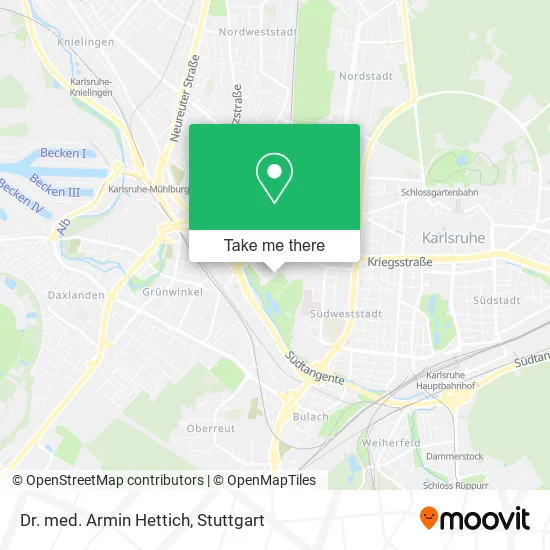 Карта Dr. med. Armin Hettich