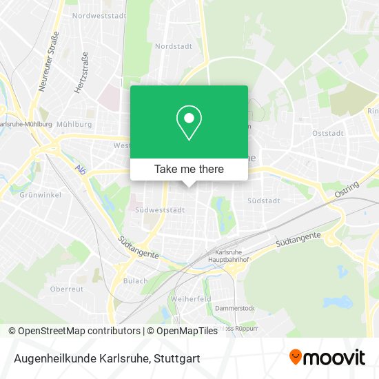 Augenheilkunde Karlsruhe map