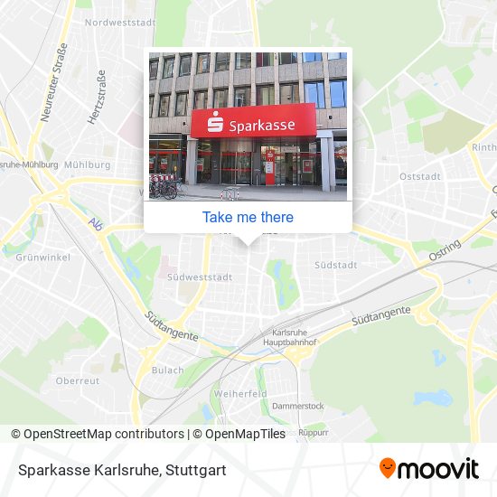 Sparkasse Karlsruhe map