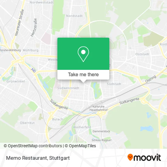 Карта Memo Restaurant