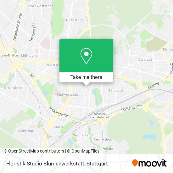 Floristik Studio Blumenwerkstatt map