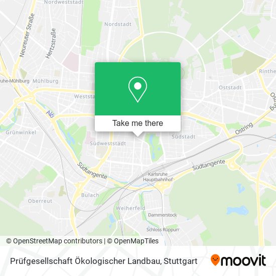 Prüfgesellschaft Ökologischer Landbau map