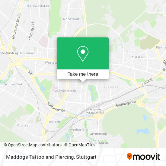 Maddogs Tattoo and Piercing map