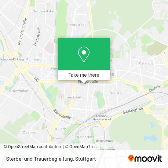 Sterbe- und Trauerbegleitung map
