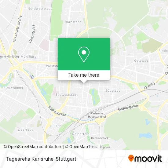 Карта Tagesreha Karlsruhe