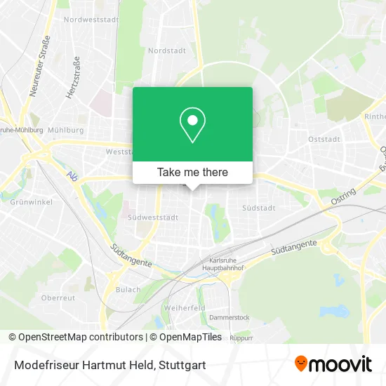 Карта Modefriseur Hartmut Held