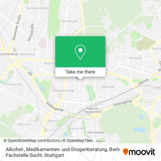 Alkohol-, Medikamenten- und Drogenberatung, Bwlv Fachstelle Sucht map