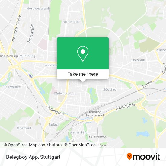 Belegboy App map