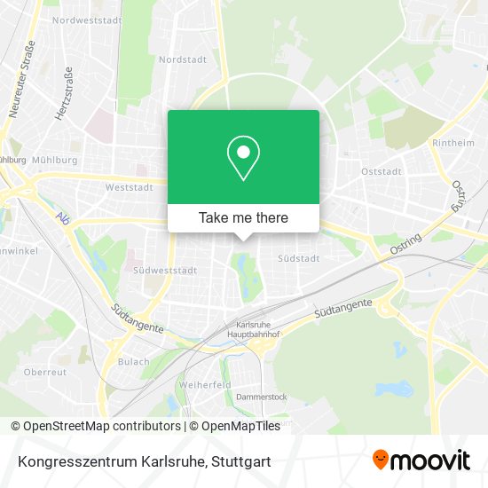 Kongresszentrum Karlsruhe map