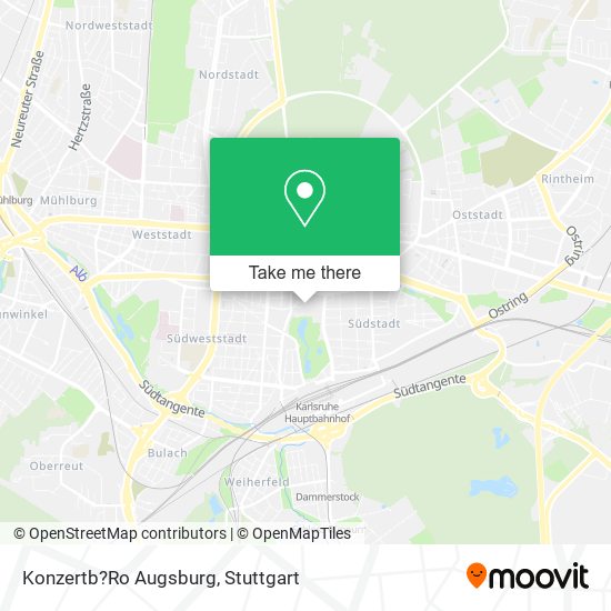 Konzertb?Ro Augsburg map