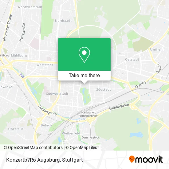 Карта Konzertb?Ro Augsburg